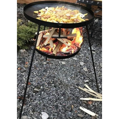 Сковорода бороны с подставкой для огня и разборными ножками Shop pan 50 см СК20